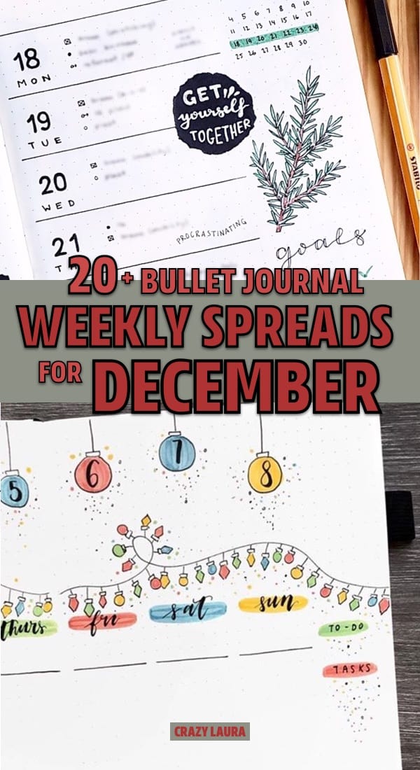 best winter bullet journal examples