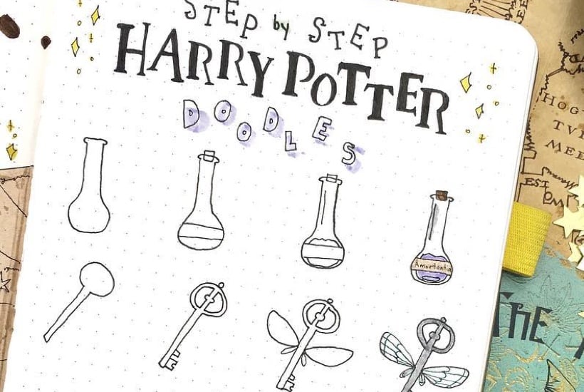 Harry Potter Doodles For Bullet Journal Inspiration In 2024