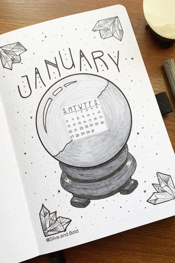 monthly cover spreads for winter time