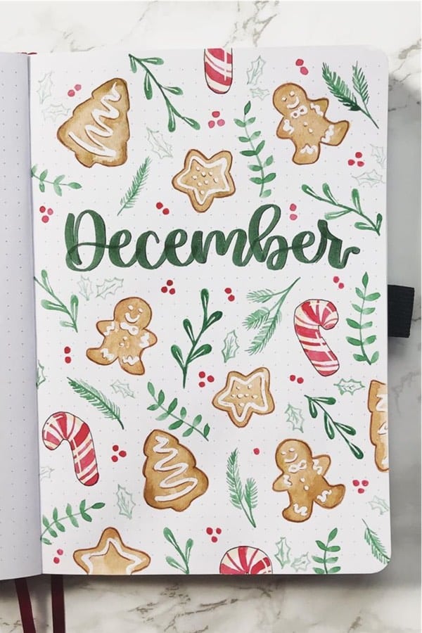 cover spread with holiday theme