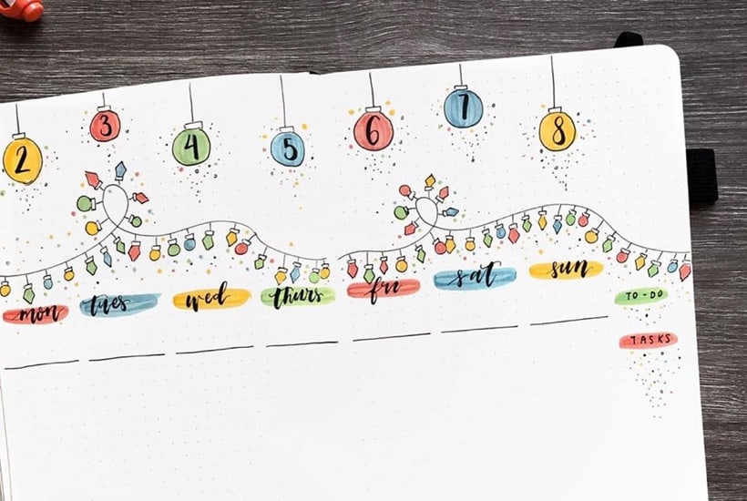 20+ Best December Weekly Spread Ideas For Bujo Addicts