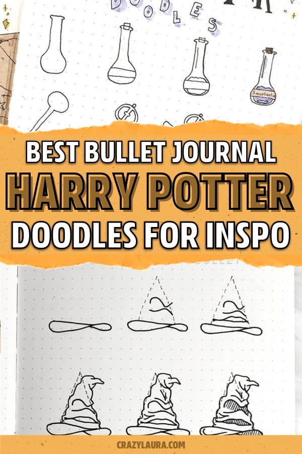 journal drawings for harry potter theme
