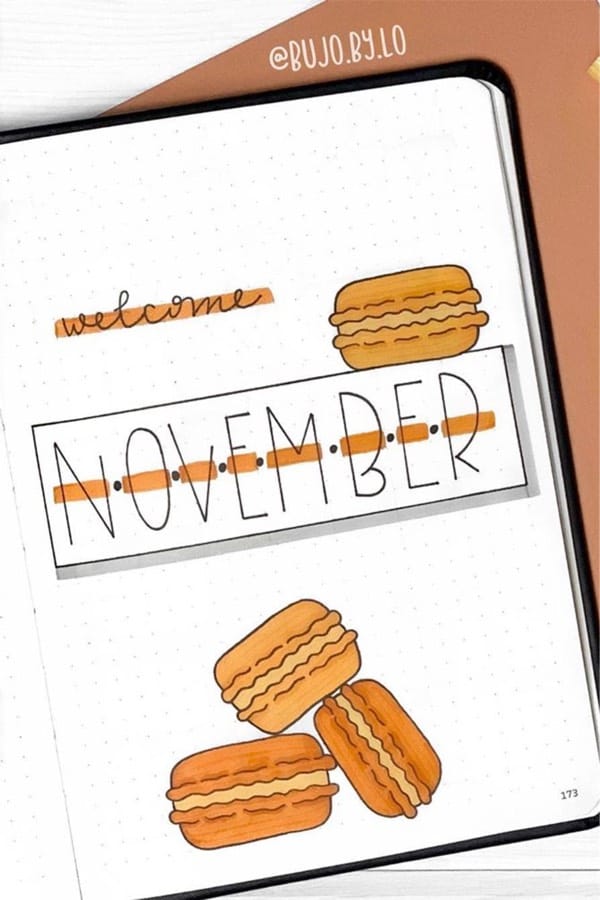november monthly cover example
