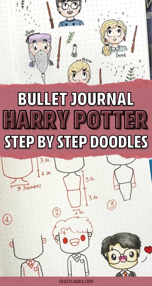 harry potter doodle inspiration for journal