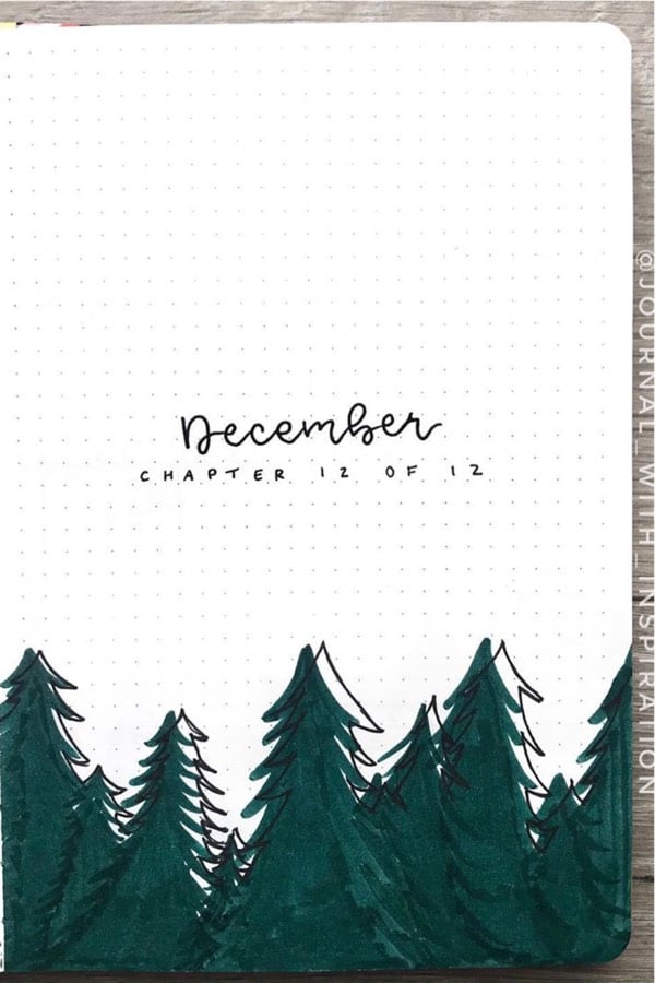easy december monthly cover ideas