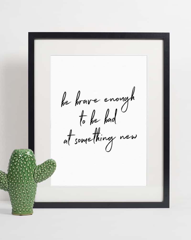 motivational quote free printable