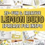 lemon spread examples for bujo
