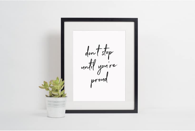 Free Motivational Wall Art Quote Printables & Backgrounds