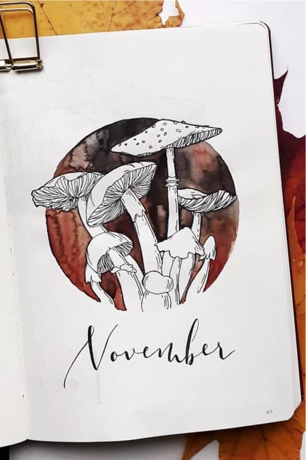 november monthly cover spread