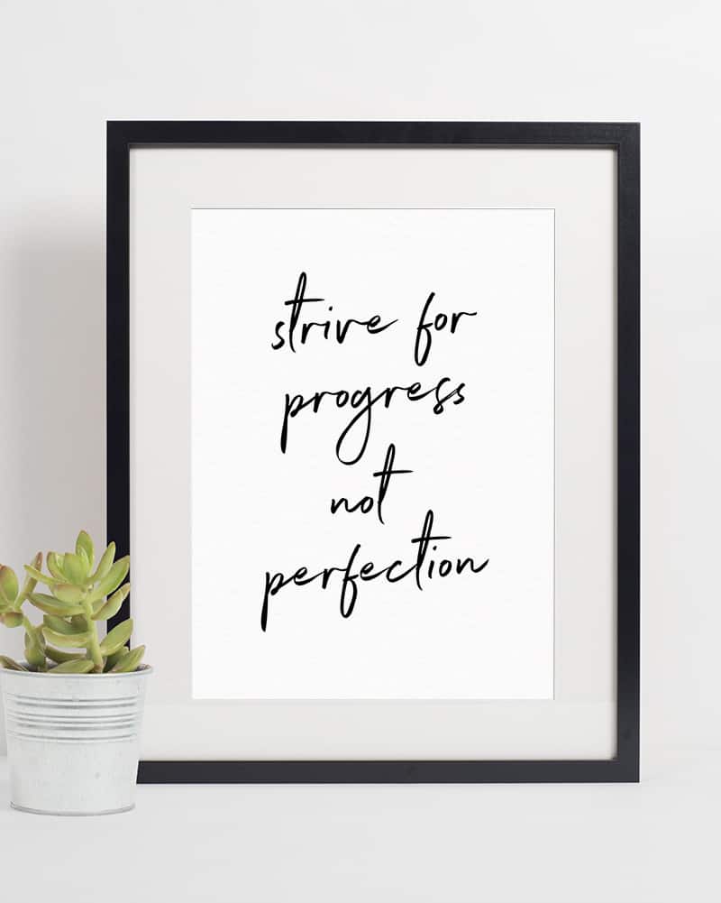 free quote wall art poster
