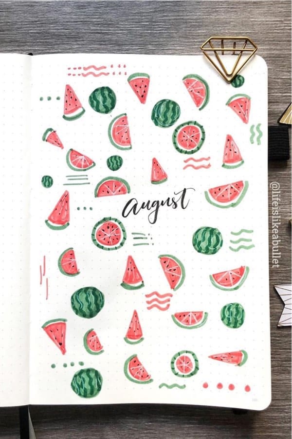 watermelon monthly cover spread