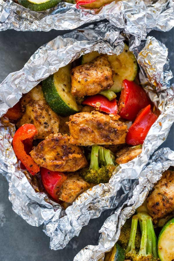 cajun chicken recipe with foil packet