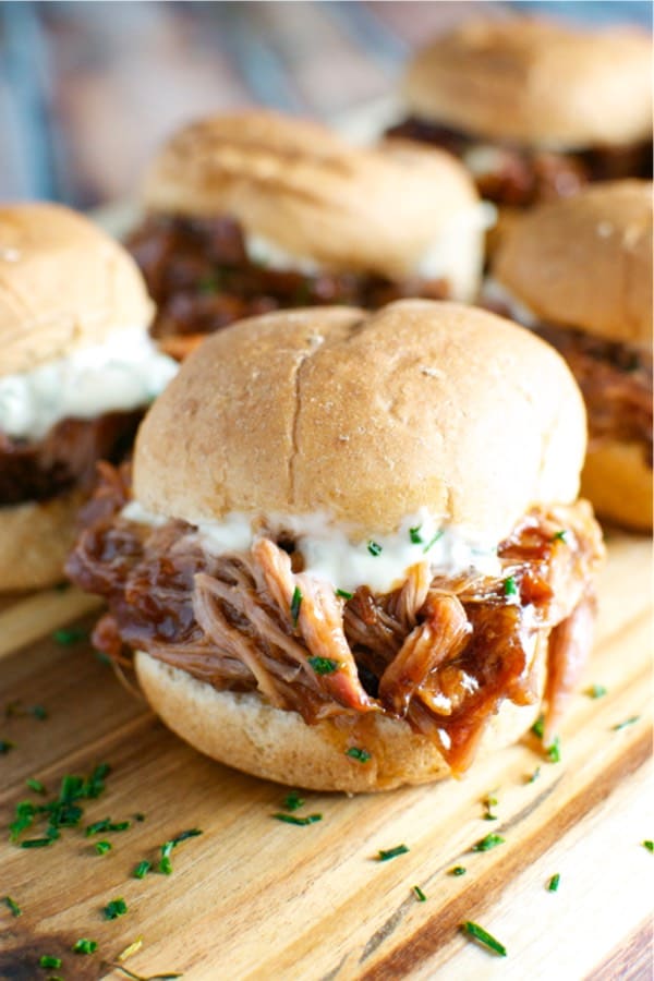 pulled pork mini appetizers 