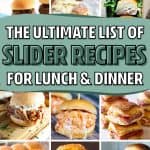 collection of easy slider recipe tutorials