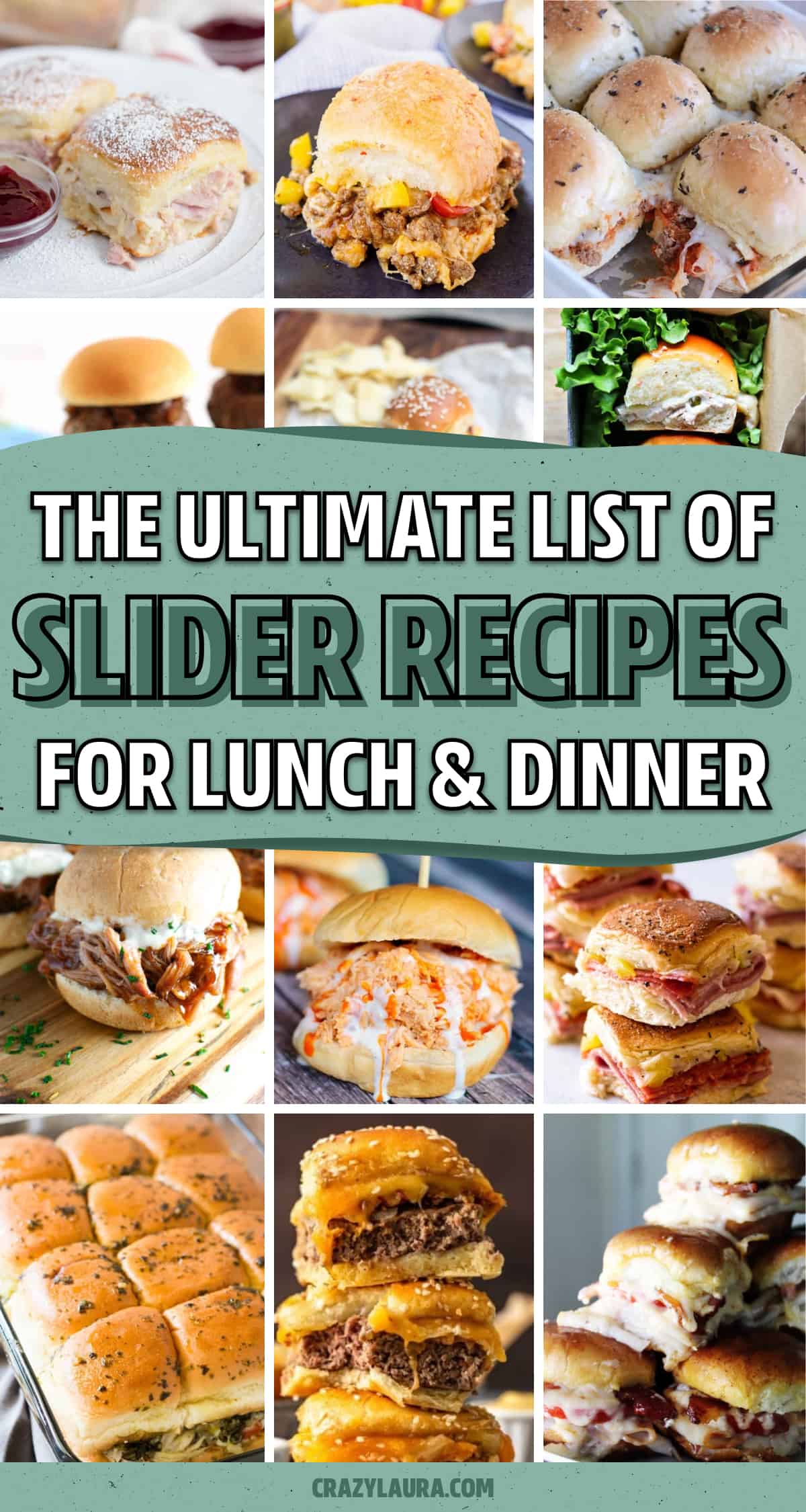 collection of easy slider recipe tutorials