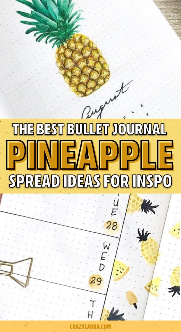 creative spreads with pineapple decoration