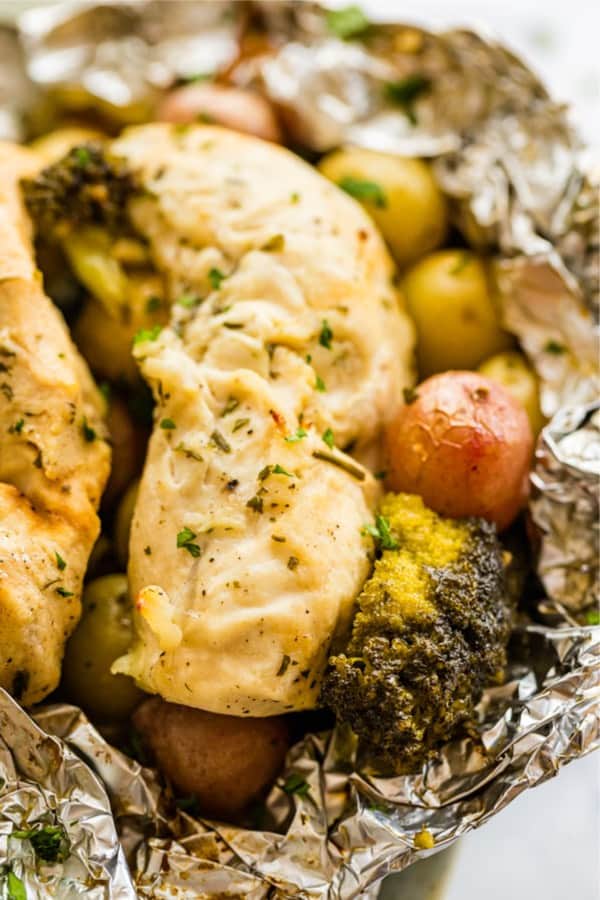 quick and easy chicken recipe with tin foil