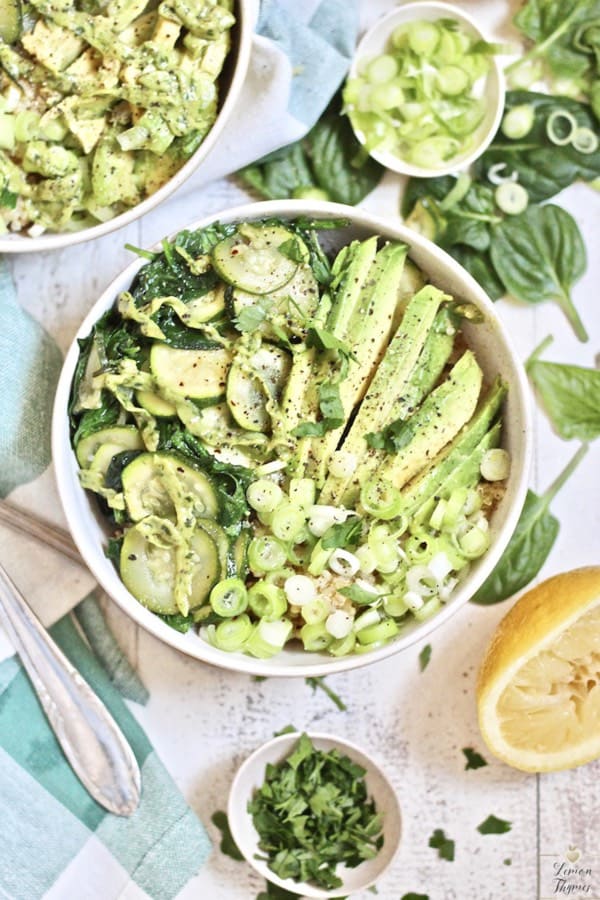 green veggie bowl recipe
