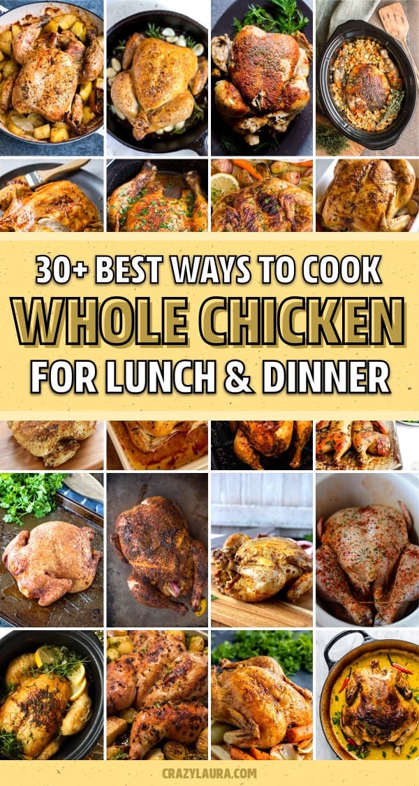 ideas for whole chicken dinner