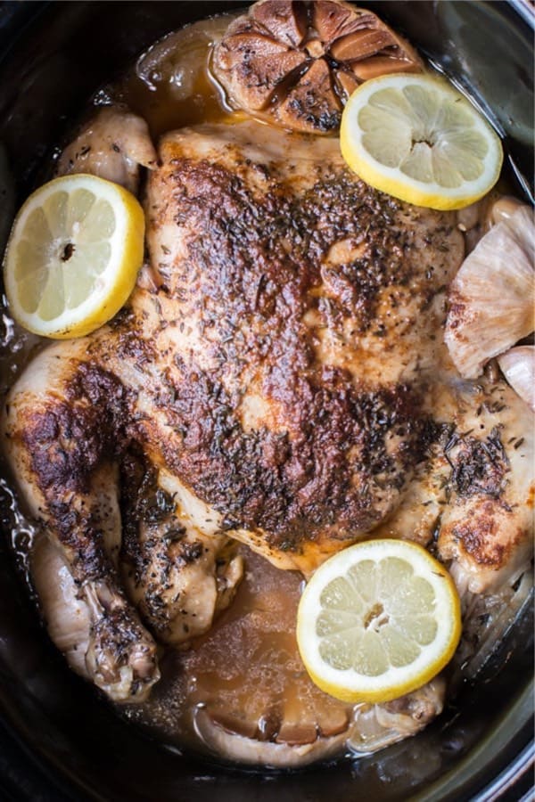 slow cooker whole chicken recipe