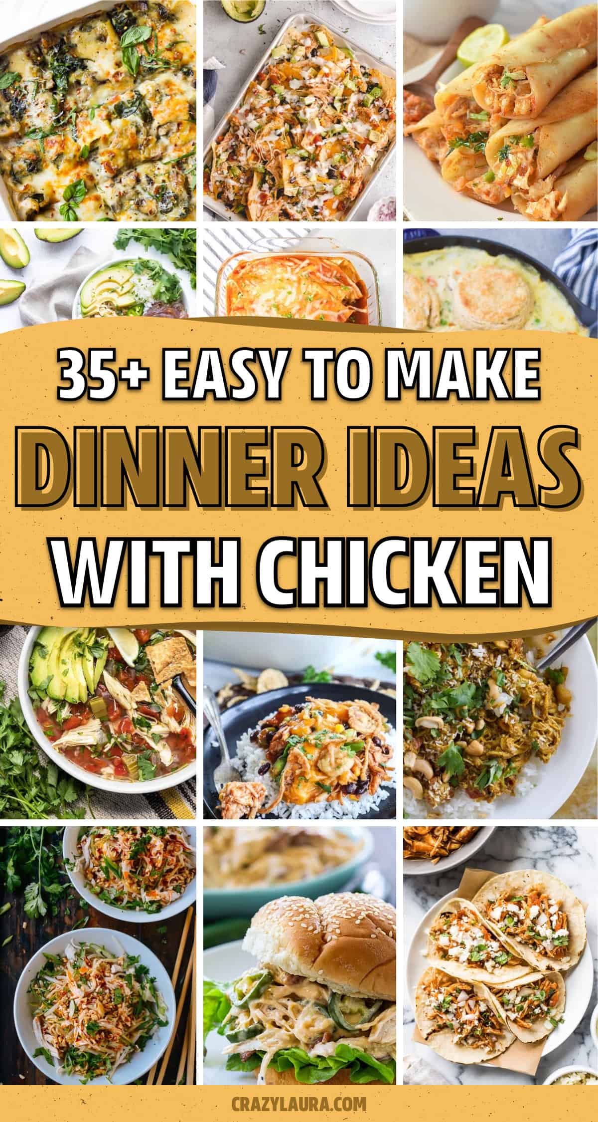 dinner ideas to make at home with chicken