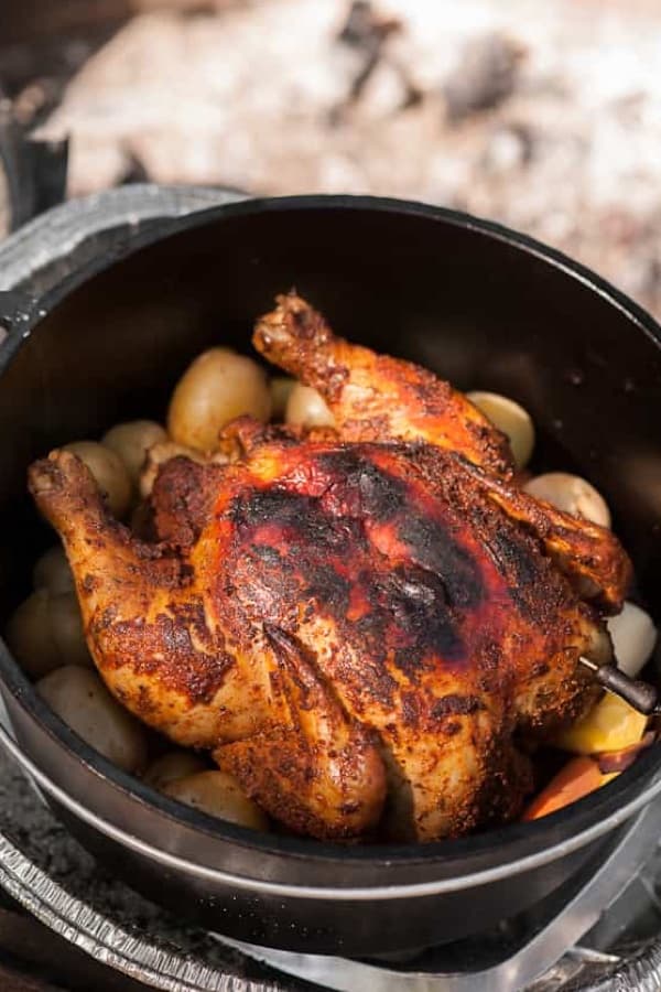 dutch oven recipe with for roasted chicken