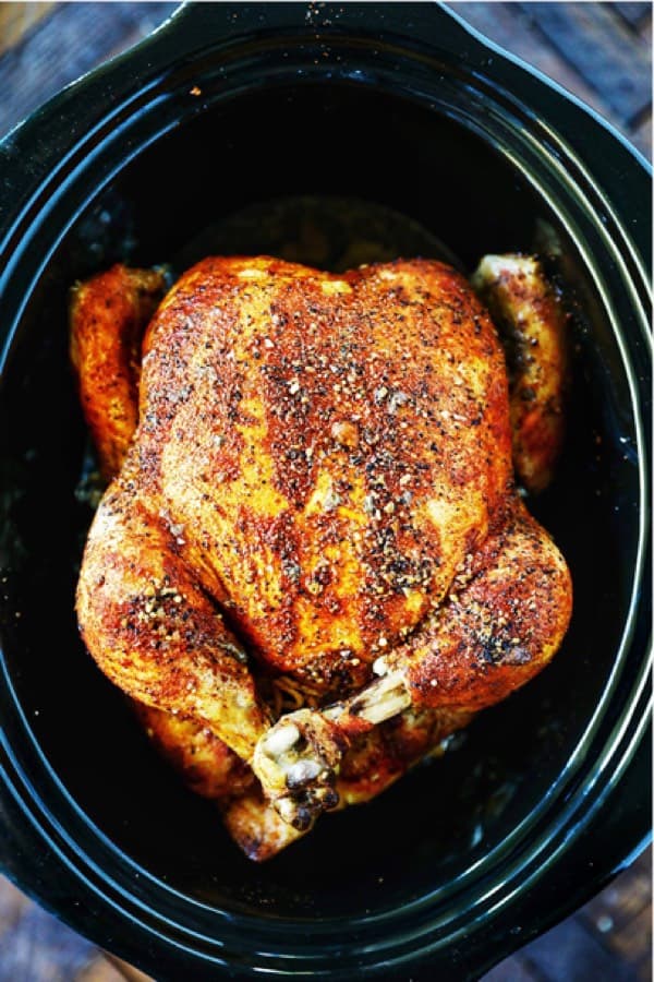make whole chicken with crockpot