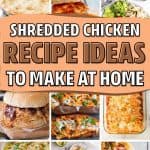 simple meals to cook with shredded chicken