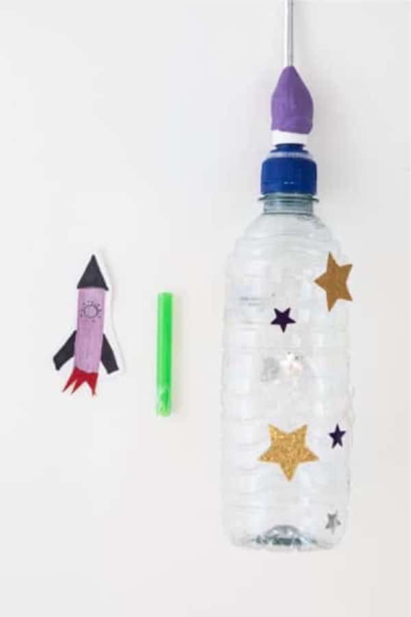 space rocket kids craft tutorial