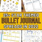 star themed journal designs