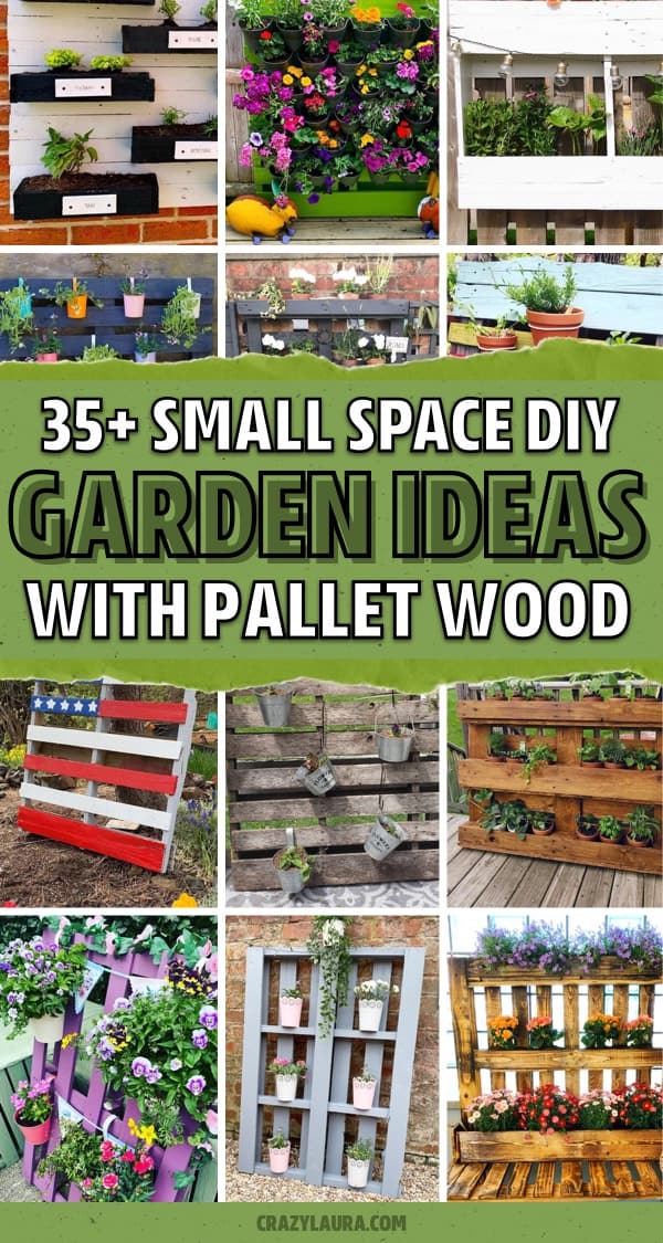 easy pallet wood gardens for porches