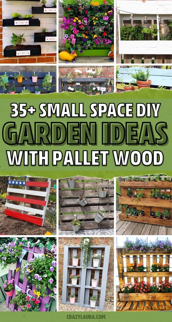 easy pallet wood gardens for porches