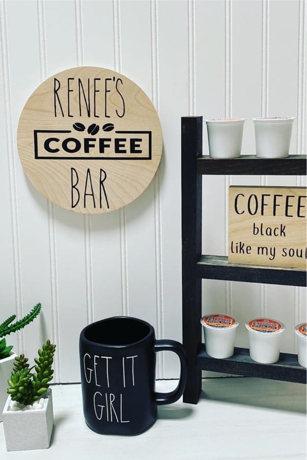 easy coffee bar for k cups