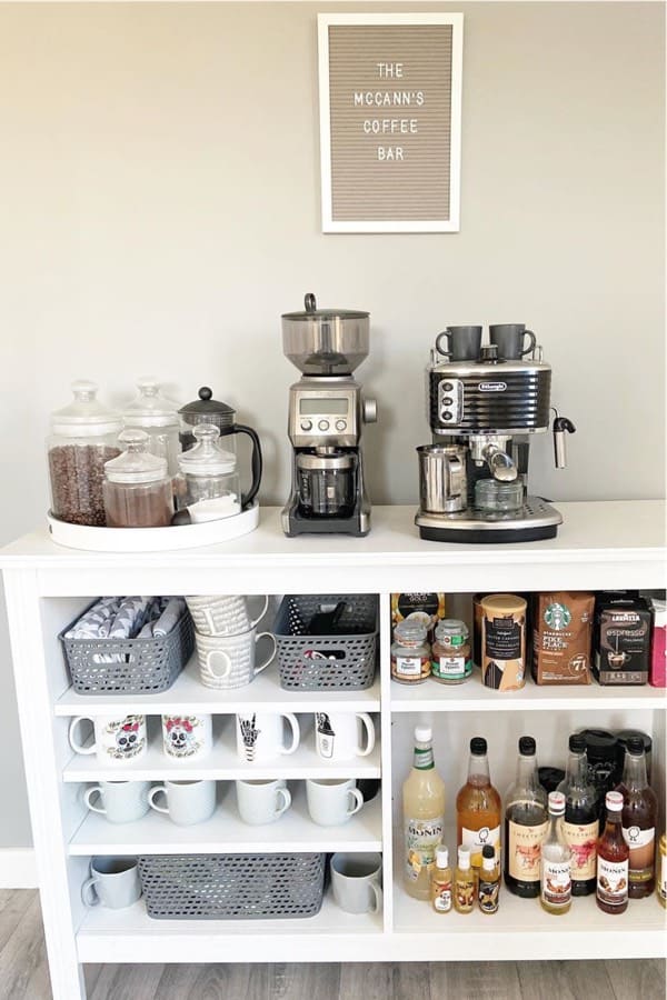 coffee stand with espresso machine