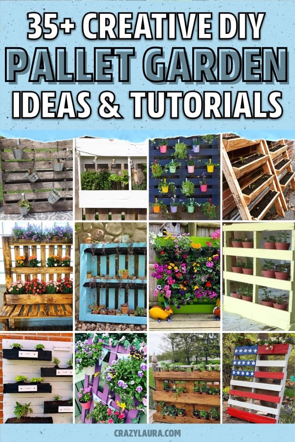 creative ways to use pallets for garden planters