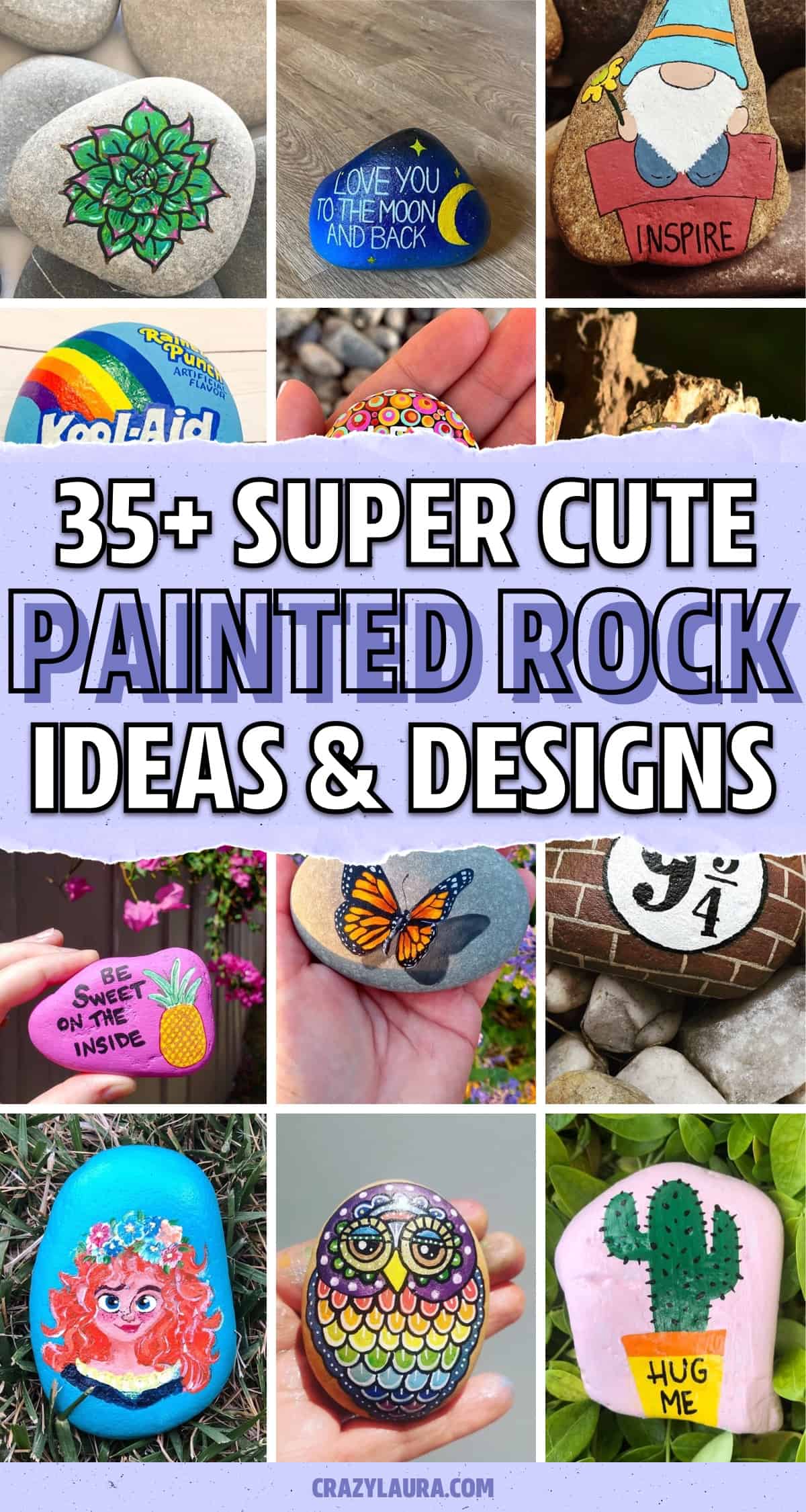 easy rock ideas to paint