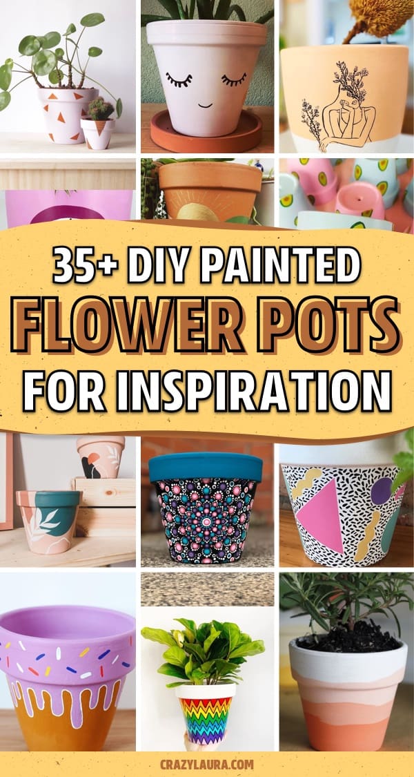 do it yourself painted pots