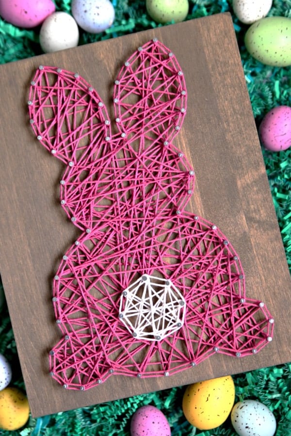 string craft project for easter