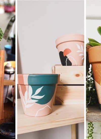 examples of painted flower pots for inspiration