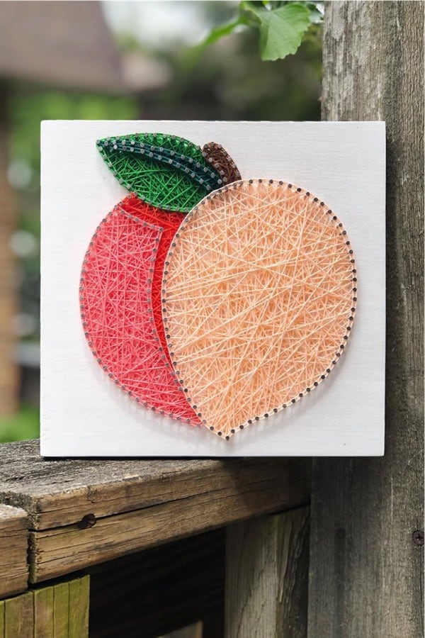 peach pattern for string craft