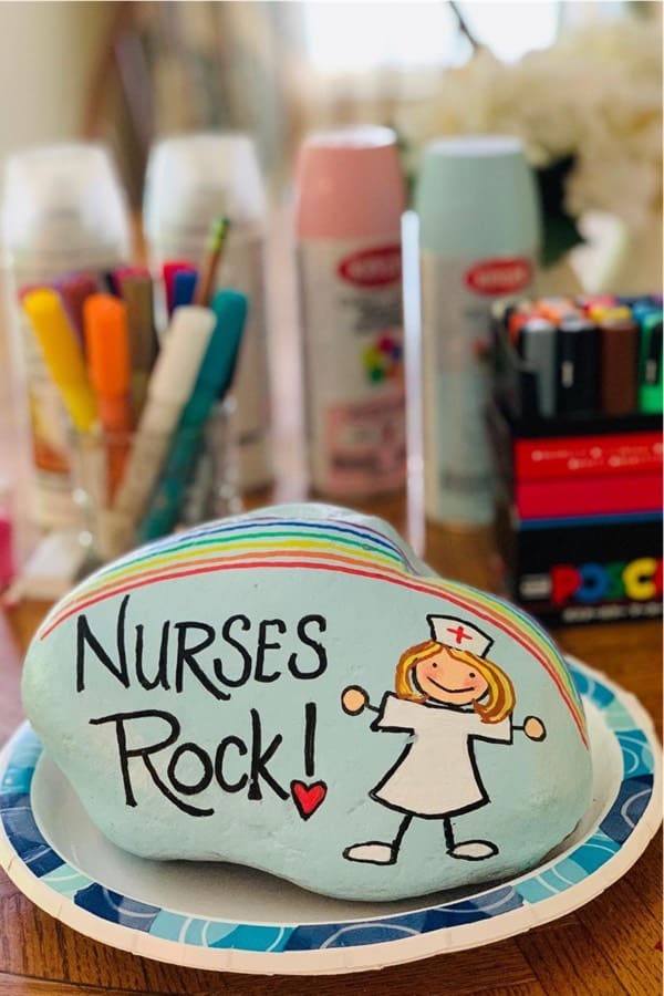 nurse appreciation painted rock inspiration