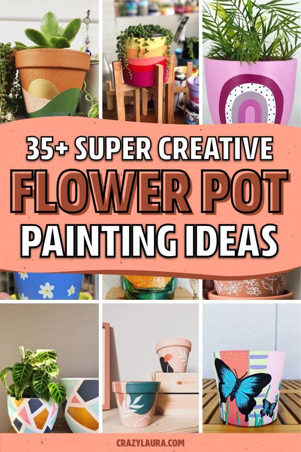 creative ways to decorate flower pots