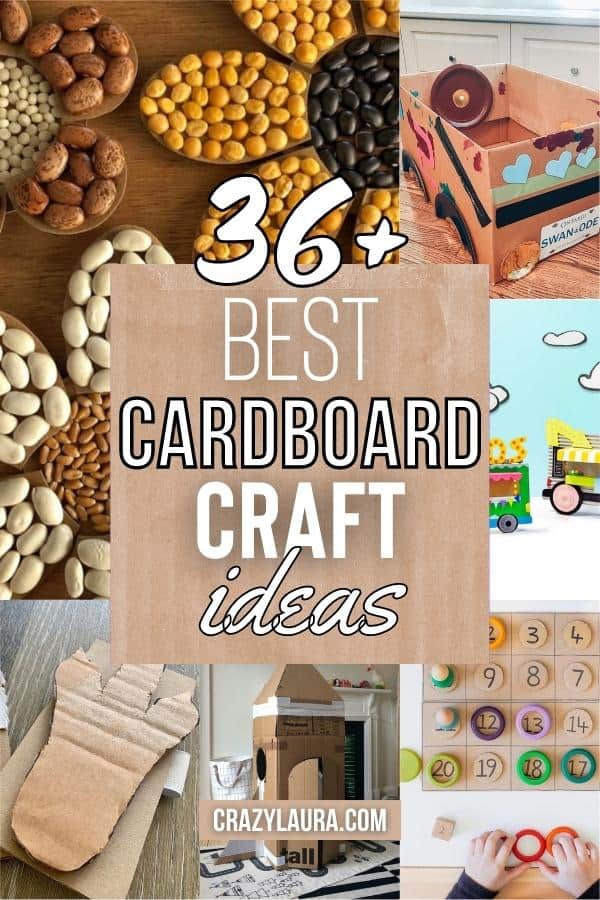 36+ Fantastic Cardboard Crafts and Activities for Kids