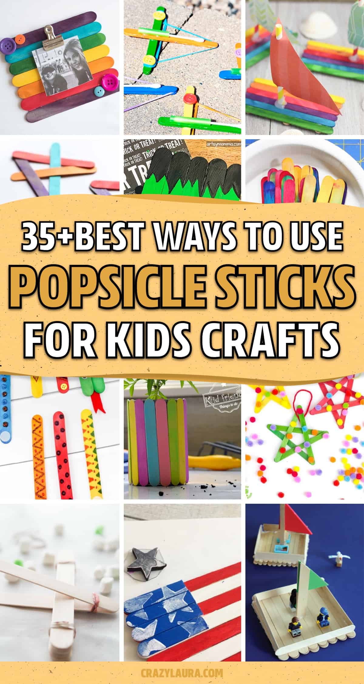 ways to use old popsicle sticks for crafts
