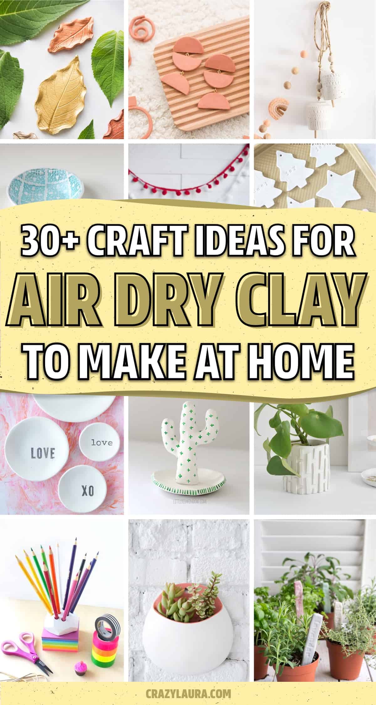 craft tutorial examples to make with clay
