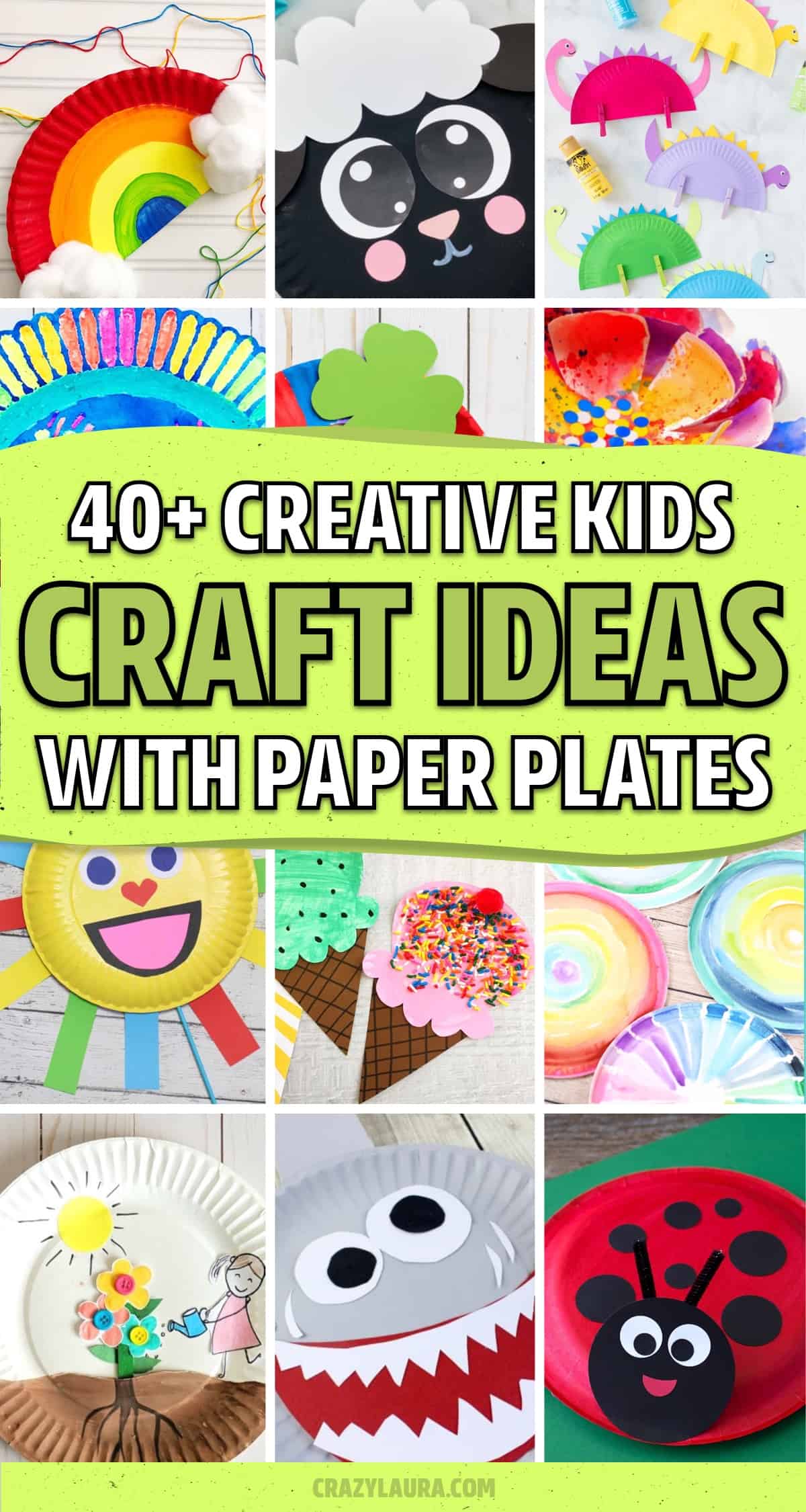 what to make with paper plates for kids