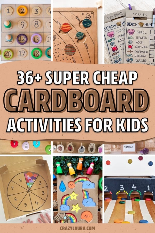 cheap activities for kids with leftover boxes