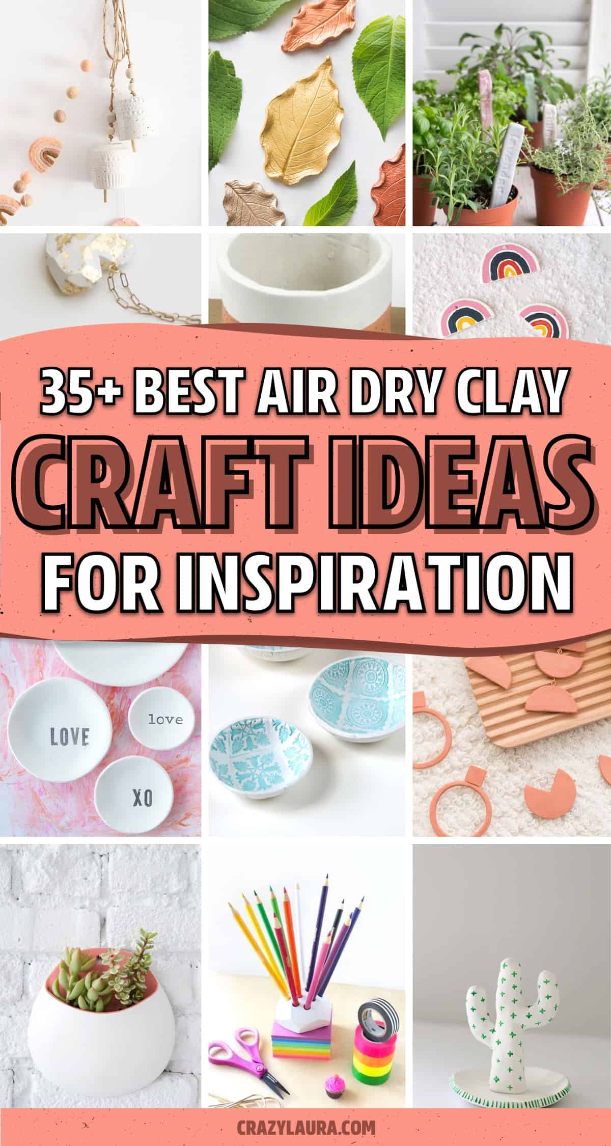 creative things to make with air dry clay
