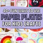 list of paper plate craft ideas
