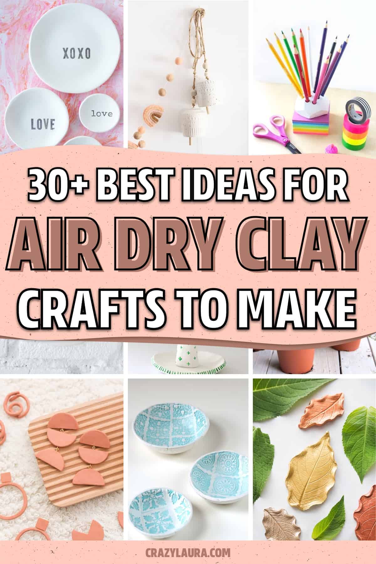 homemade things with air clay